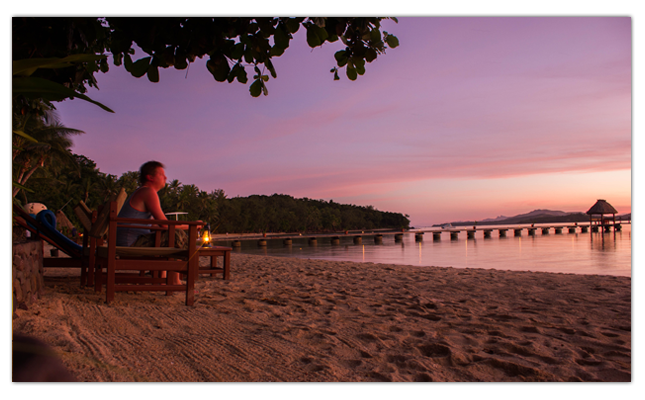 Turtle Island at Sunset